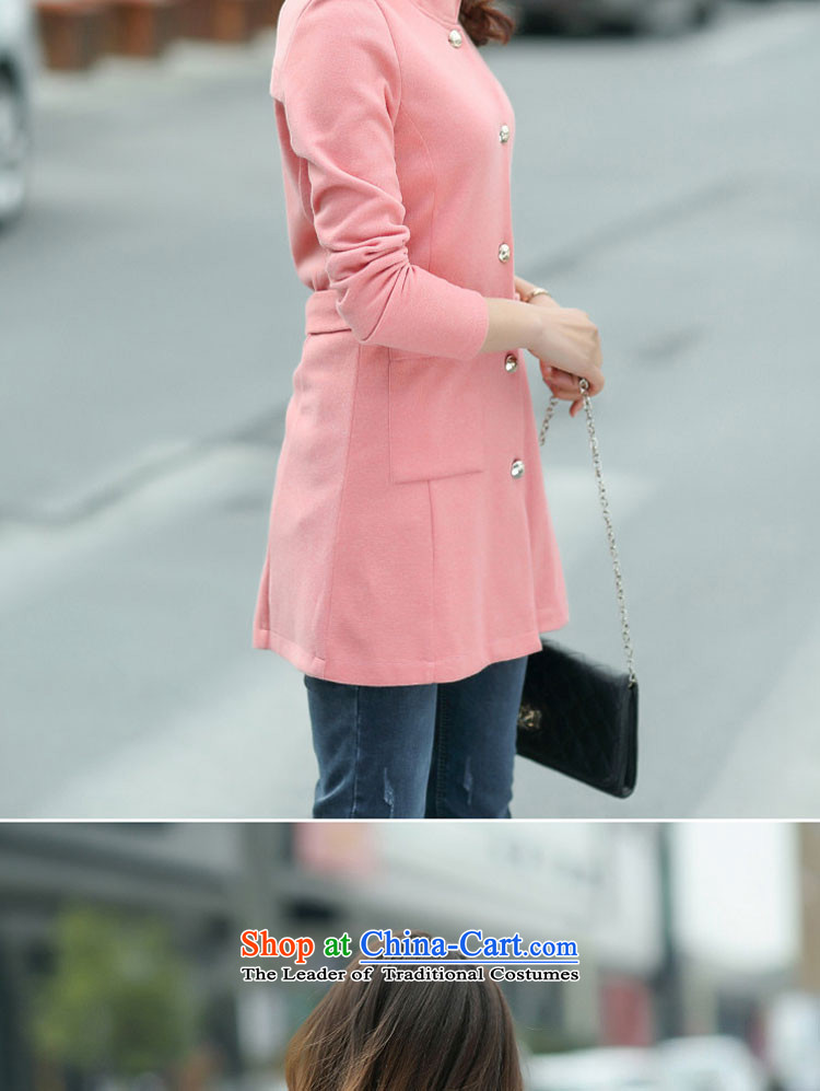 The Doi larger female autumn replacing thick mm Fall/Winter Collections 2015 new Korean version thin to thick sister xlarge knitwear cardigan long jacket, wine red 4XL Photo, prices, brand platters! The elections are supplied in the national character of distribution, so action, buy now enjoy more preferential! As soon as possible.