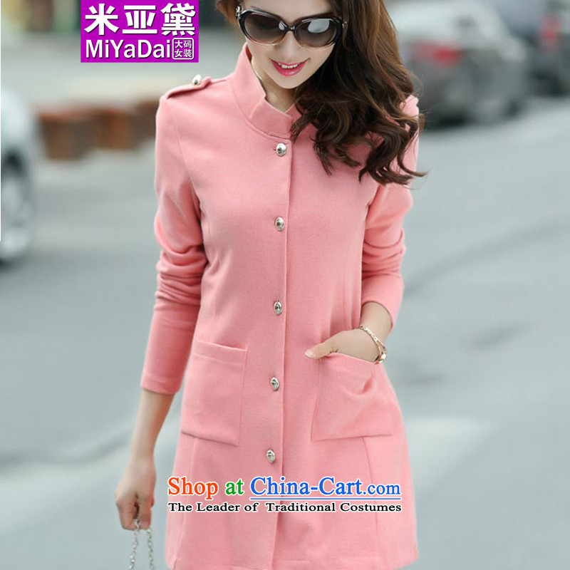 The Doi larger female autumn replacing thick mm Fall/Winter Collections 2015 new Korean version thin to thick sister xlarge knitwear cardigan long jacket, wine red 4XL, m Doi (MIYADAI) , , , shopping on the Internet