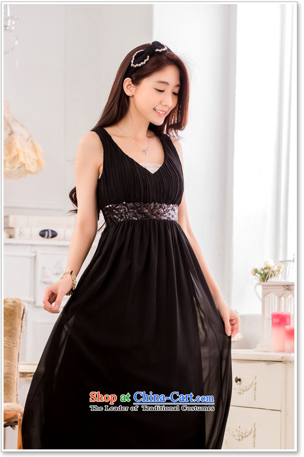 C.o.d. 2015 new Korean dress nail pearl stylish bare shoulders in the folds of extracting sense of large Fat MM THIN dresses Sau San video dresses blue 2XL Photo, prices, brand platters! The elections are supplied in the national character of distribution, so action, buy now enjoy more preferential! As soon as possible.
