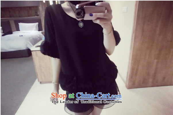 Love is the sister of large fat 2015 Women's Summer Korean short-sleeved to intensify the thick mm loose t-shirt shirts summer RMB99.72 black large number of pictures, prices, XXXL brand platters! The elections are supplied in the national character of distribution, so action, buy now enjoy more preferential! As soon as possible.