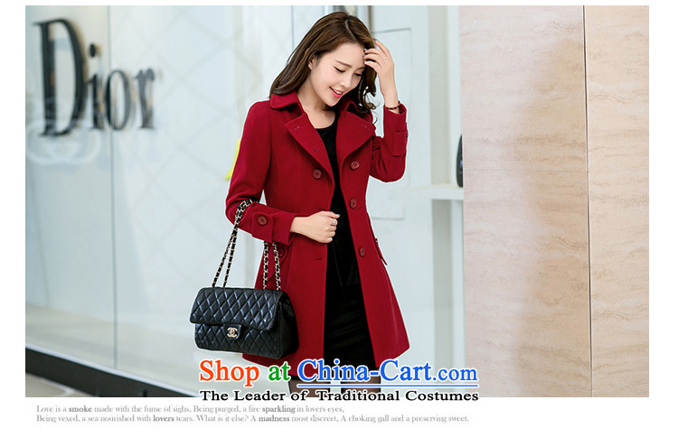 Julie M 2015 Autumn new larger female Korean version in the long hair of Sau San? jacket coat female 108-11 Orange S picture, prices, brand platters! The elections are supplied in the national character of distribution, so action, buy now enjoy more preferential! As soon as possible.