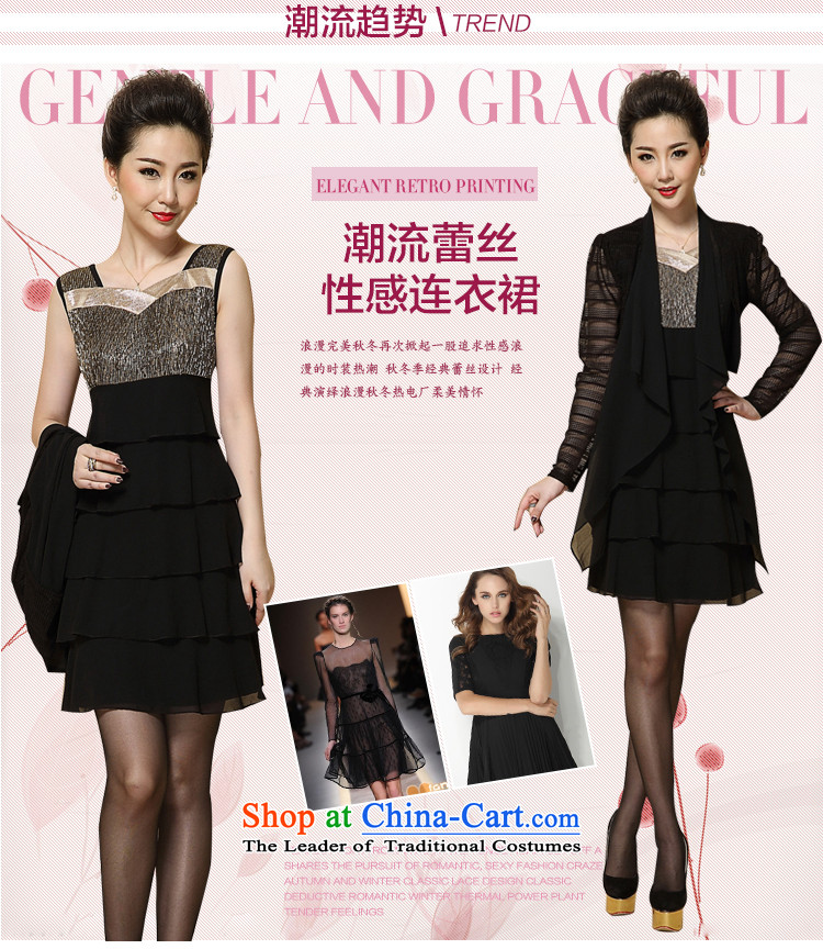 Hiv to route large new 2015 Women's dresses thick mm Sau San video thin dresses high-end two kits 2073 picture color large number of pictures, prices, XXL brand platters! The elections are supplied in the national character of distribution, so action, buy now enjoy more preferential! As soon as possible.