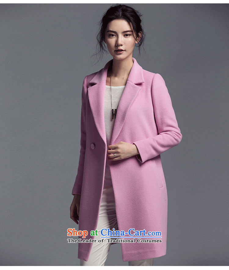 The poem Lin 2015 LUXLEAD winter clothing new products for reverse collar double row is long minimalist Korean jacket coat female gross? toner purple M picture, prices, brand platters! The elections are supplied in the national character of distribution, so action, buy now enjoy more preferential! As soon as possible.