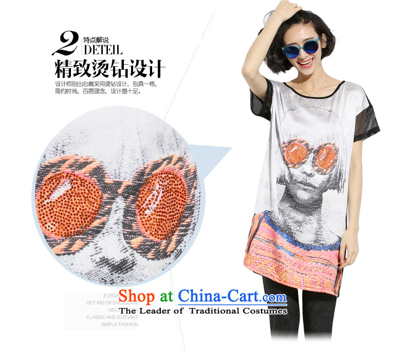 The Eternal Soo-to increase women's code 2015 Summer new Wild loose video thin digital printing map color T-shirt 4XL Photo, prices, brand platters! The elections are supplied in the national character of distribution, so action, buy now enjoy more preferential! As soon as possible.