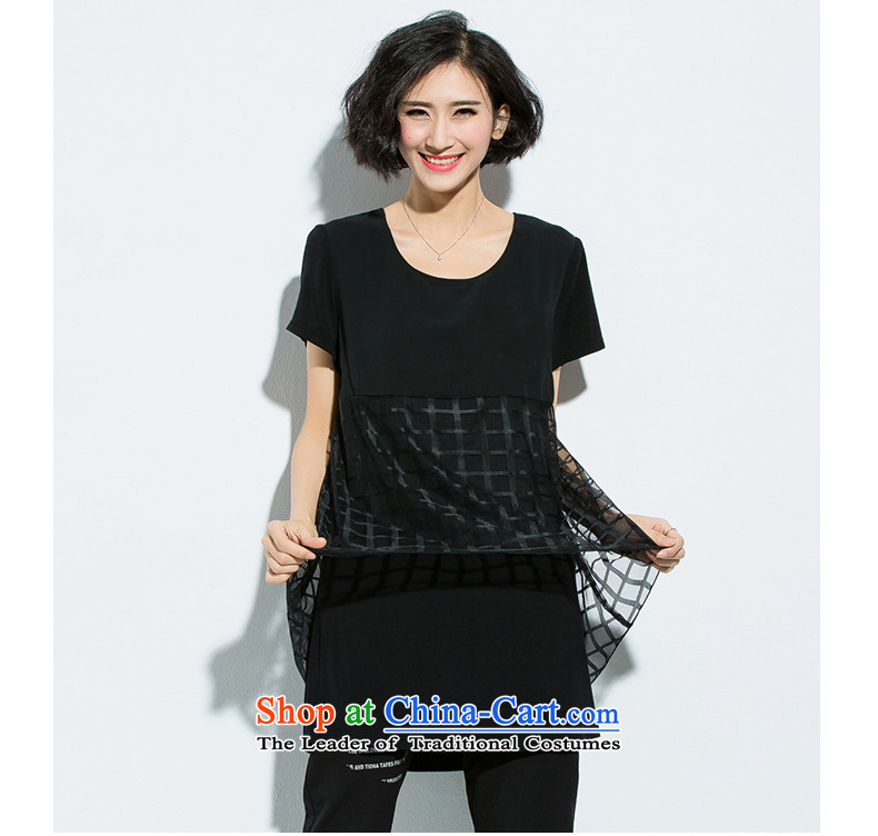 The Eternal Soo-to increase women's code 2015 Summer new fat mm wild loose video thin black T-shirt XL Photo, prices, brand platters! The elections are supplied in the national character of distribution, so action, buy now enjoy more preferential! As soon as possible.