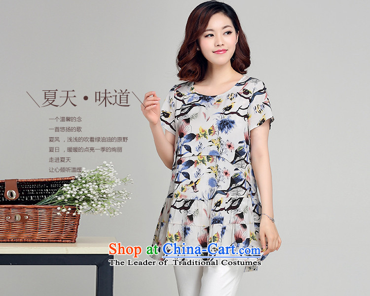 People are large Diana Lady's summer Korean version of stamp short-sleeved T-shirt female thick mm loose coat graphics skinny shirt magpies, pictures, prices, XL brand platters! The elections are supplied in the national character of distribution, so action, buy now enjoy more preferential! As soon as possible.