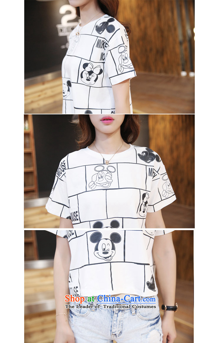 Large 2015 Zz&ff Women 200 catties a new summer TEE cartoon stamp thick MM extra T-shirt female black casual XXL( recommendations 135-165 catty) Picture, prices, brand platters! The elections are supplied in the national character of distribution, so action, buy now enjoy more preferential! As soon as possible.