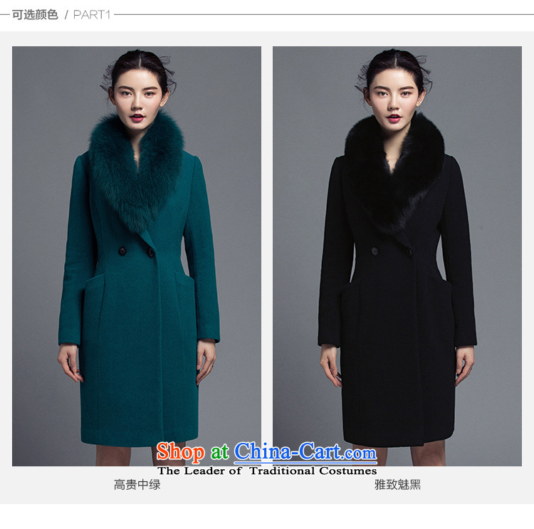 The poem Lin 2015 LUXLEAD winter clothes for long-sleeved Fox Maomao, double-H type in the long coats elegant black hair? XL Photo, prices, brand platters! The elections are supplied in the national character of distribution, so action, buy now enjoy more preferential! As soon as possible.
