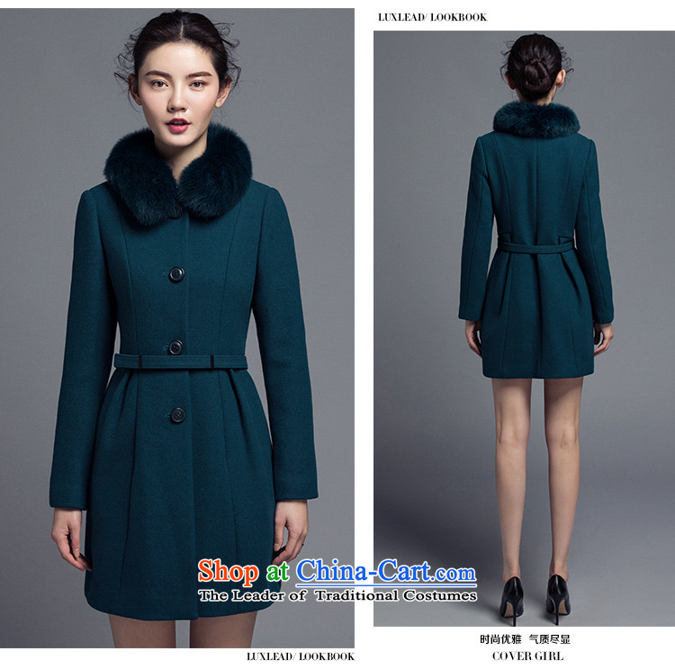 The poem Lin 2015 LUXLEAD autumn and winter gross receipts of New Small type A in the waist long coats of lint? female Paock Green M picture, prices, brand platters! The elections are supplied in the national character of distribution, so action, buy now enjoy more preferential! As soon as possible.