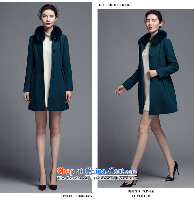 The poem Lin 2015 LUXLEAD autumn and winter gross receipts of New Small type A in the waist long coats of lint? female Paock Green M picture, prices, brand platters! The elections are supplied in the national character of distribution, so action, buy now enjoy more preferential! As soon as possible.