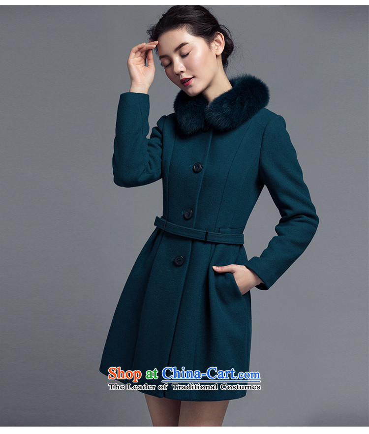 The poem Lin 2015 LUXLEAD autumn and winter gross receipts of New Small type A in the waist long coats of lint? female Paock Green M picture, prices, brand platters! The elections are supplied in the national character of distribution, so action, buy now enjoy more preferential! As soon as possible.