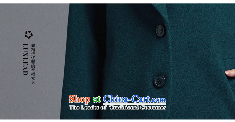 The poem Lin 2015 LUXLEAD autumn and winter new Lok shoulder long-sleeved cocoon-won long version of the fleece coats female dark green L? Picture, prices, brand platters! The elections are supplied in the national character of distribution, so action, buy now enjoy more preferential! As soon as possible.
