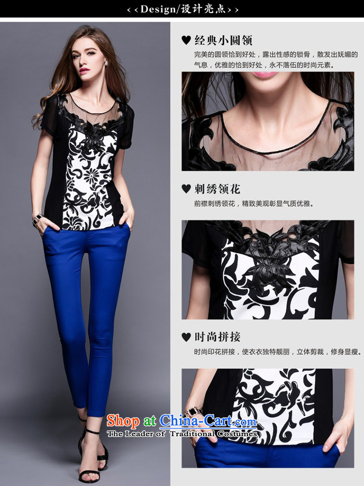 Improving access of 2015 Summer new larger female graphics, Sepia atmospheric Stamp Duty Thin pop classics thin T-shirts, Sau San video 3413th Black XL Photo, prices, brand platters! The elections are supplied in the national character of distribution, so action, buy now enjoy more preferential! As soon as possible.
