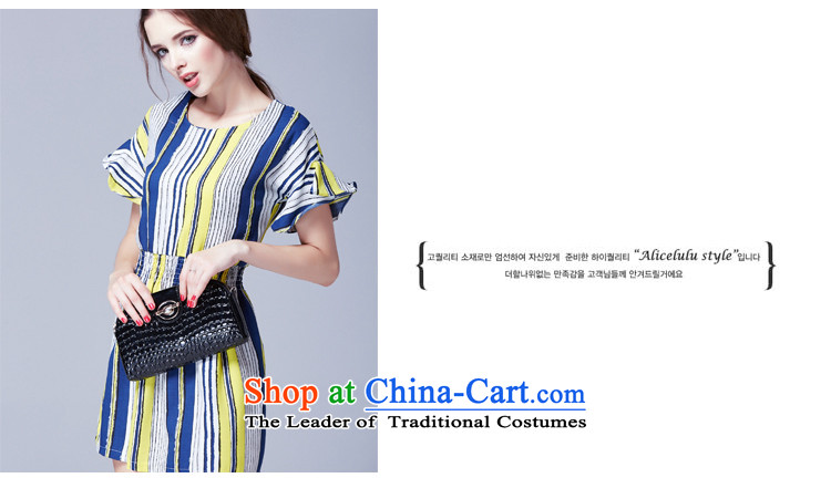 Ms 2015 New Europe sub-200 mm thick summer catty dresses to xl female Foutune of video thin chiffon streaks dresses K248 picture color pictures, prices, XXL brand platters! The elections are supplied in the national character of distribution, so action, buy now enjoy more preferential! As soon as possible.