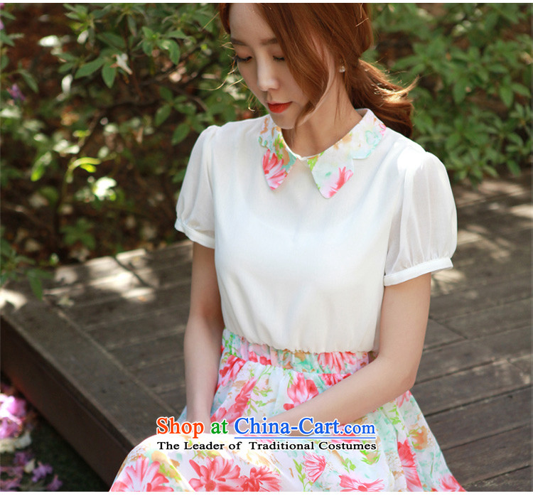 C.o.d. 2015 Summer Korean New larger Fat MM butterfly for Sun Flower stamp chiffon sleek Foutune of Sau San video thin ice blue skirt M picture, prices, brand platters! The elections are supplied in the national character of distribution, so action, buy now enjoy more preferential! As soon as possible.