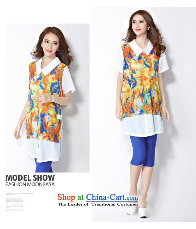 2015 Summer Zz&ff new larger women in long chiffon Netherlands shirt Sau San XFS8066 ORANGE XXXXL female picture, prices, brand platters! The elections are supplied in the national character of distribution, so action, buy now enjoy more preferential! As soon as possible.