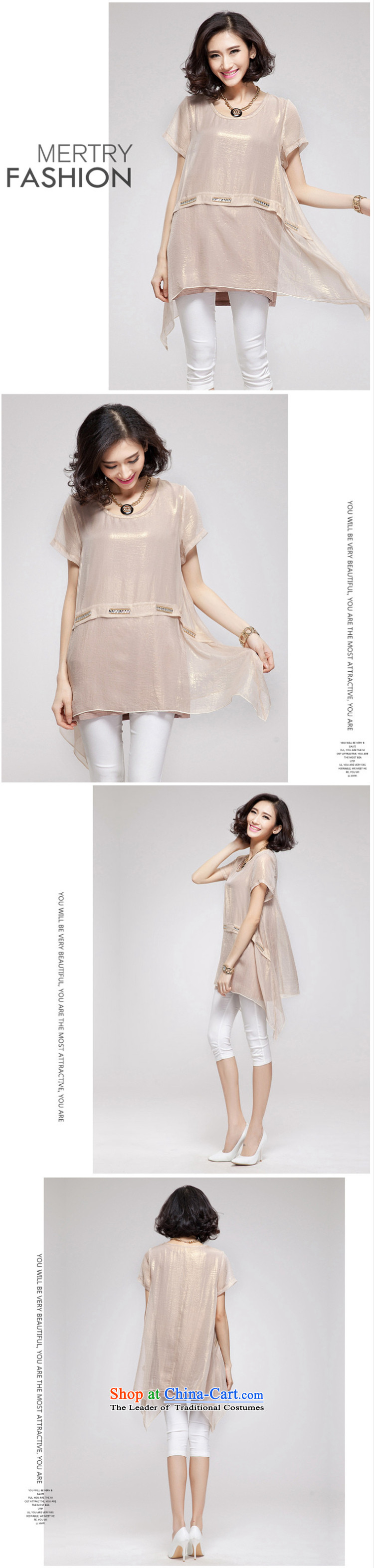 2015 Summer Zz&ff large new women's expertise in MM long loose leave two chiffon shirt female XFS8058 apricot XL Photo, prices, brand platters! The elections are supplied in the national character of distribution, so action, buy now enjoy more preferential! As soon as possible.