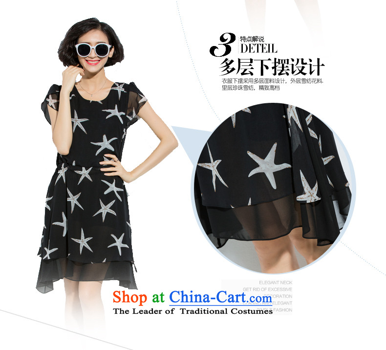 The Eternal-soo to xl women's dresses thick mm2015 summer new products were relaxd thick sister thick chiffon video thin, dresses chiffon dresses 2XL Photo Black, prices, brand platters! The elections are supplied in the national character of distribution, so action, buy now enjoy more preferential! As soon as possible.