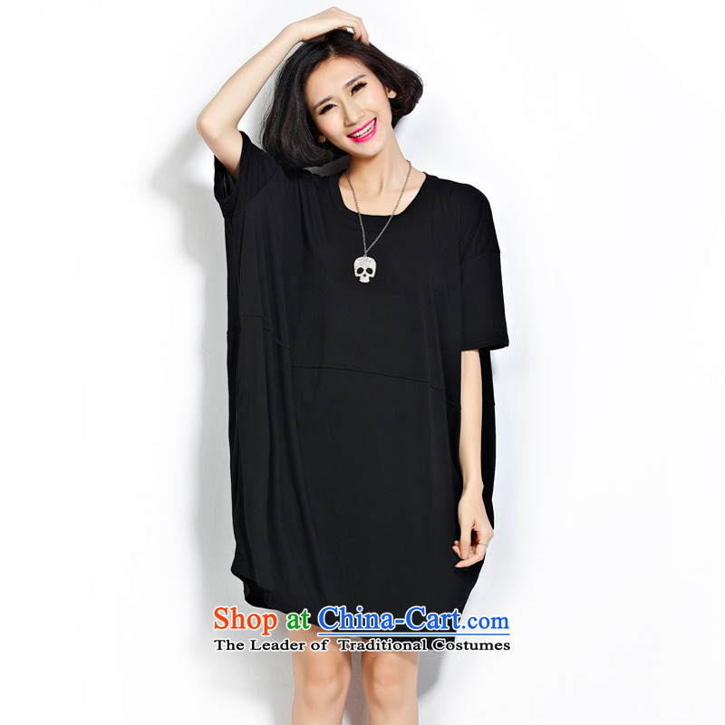 O Ya-ting 2015 new to increase the number of women's summer thick female loose video thin leisure stitching t-shirts are black Code recommends that you 100-240, O Jacob aoyating Ting () , , , shopping on the Internet
