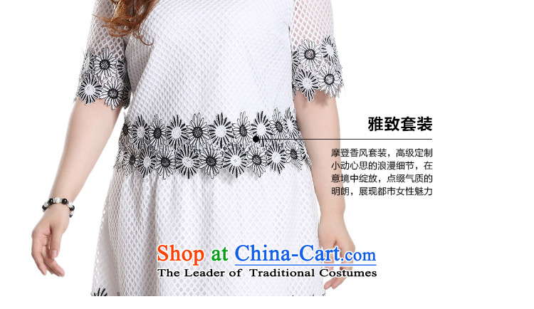 The former Yugoslavia Li Sau 2015 Summer new larger female round-neck collar elegant small incense wind jacket minimalist upper body skirt aristocratic Heung Fan Kit Q8607 3XL black picture, prices, brand platters! The elections are supplied in the national character of distribution, so action, buy now enjoy more preferential! As soon as possible.