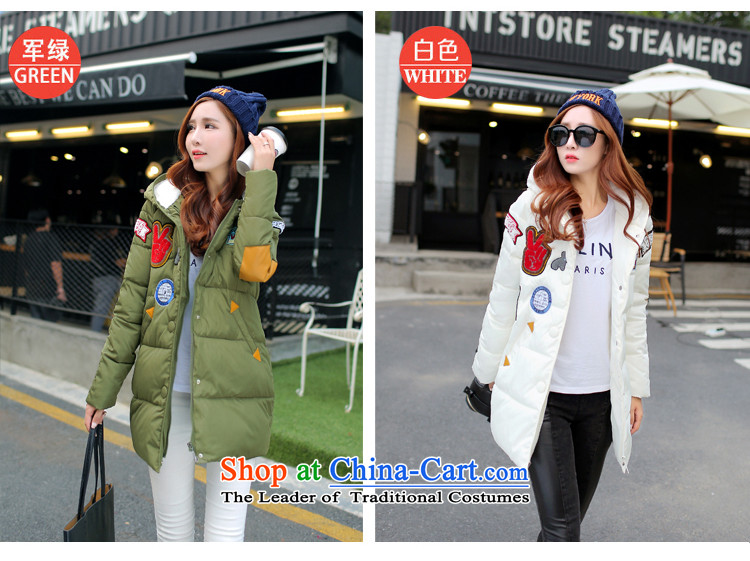 As autumn 2015 female ãþòâ feather winter clothing women for larger female Korean Edition to increase cotton coat jacket thick mm female in long loose robe white 3XL thick recommendations 160-180 catty weight picture, prices, brand platters! The elections are supplied in the national character of distribution, so action, buy now enjoy more preferential! As soon as possible.