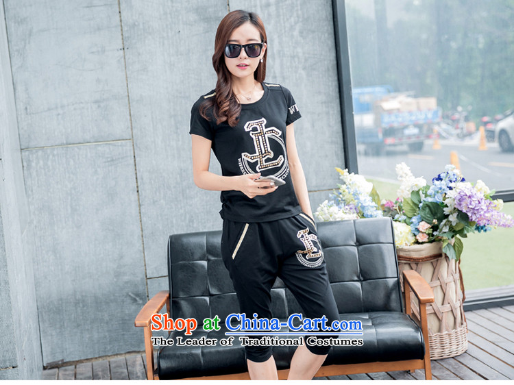 Australia New Robin large summer ladies casual sports wear t-shirt female short-sleeved black L picture, prices, brand platters! The elections are supplied in the national character of distribution, so action, buy now enjoy more preferential! As soon as possible.