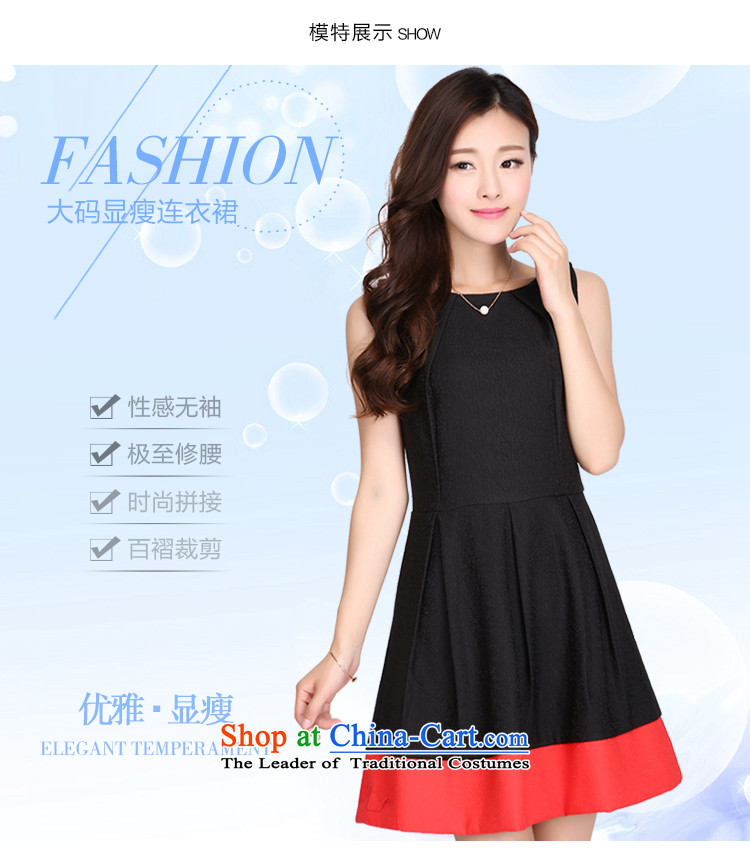 Luo Shani flower code women to increase expertise MM vest dresses Summer 2015 new products Foutune of skirt princess skirt 2212 Black 3XL picture, prices, brand platters! The elections are supplied in the national character of distribution, so action, buy now enjoy more preferential! As soon as possible.