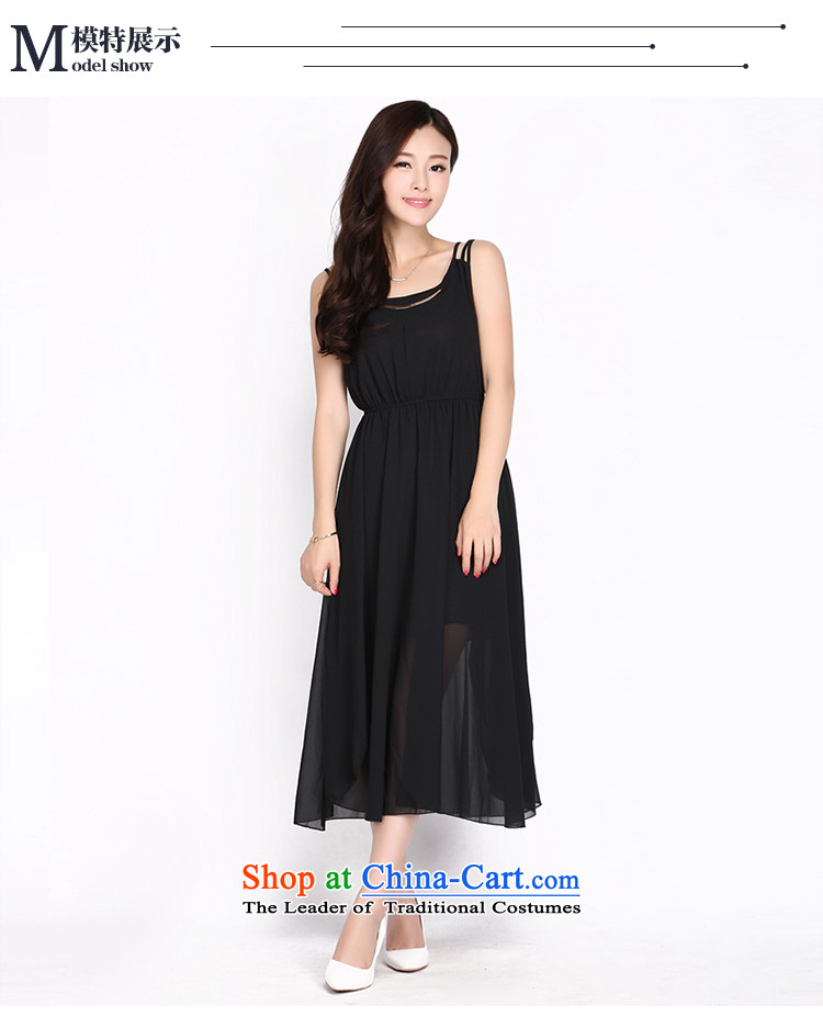 Luo Shani flower code women 2015 chiffon summer long Sau San video thin dresses female summer temperament long skirt 2211 Black 3XL picture, prices, brand platters! The elections are supplied in the national character of distribution, so action, buy now enjoy more preferential! As soon as possible.