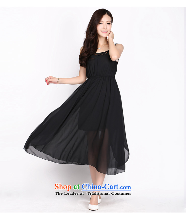 Luo Shani flower code women 2015 chiffon summer long Sau San video thin dresses female summer temperament long skirt 2211 Black 3XL picture, prices, brand platters! The elections are supplied in the national character of distribution, so action, buy now enjoy more preferential! As soon as possible.