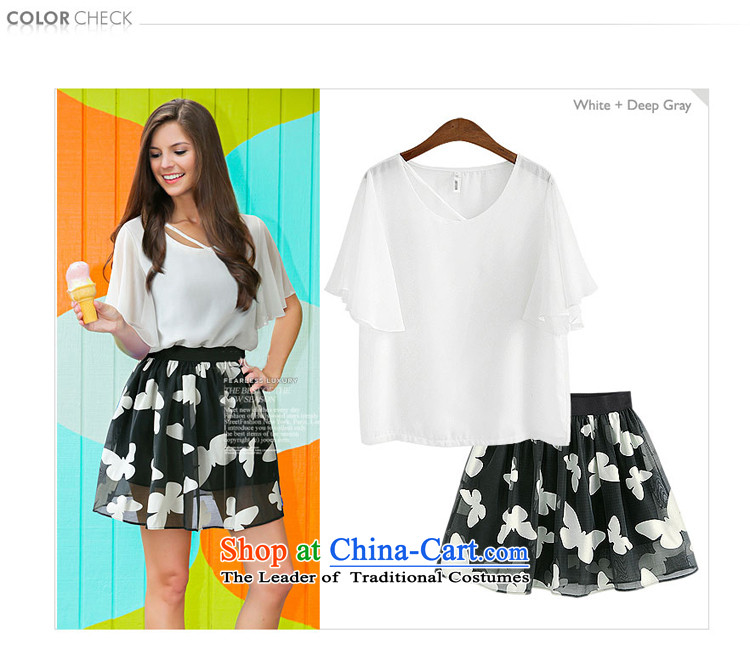 Thousands of fruit Summer 2015 new larger women to increase girls' thick graphics thin, The chiffon shirt + stamp short skirt two Kit Skirts 5 169 white shirt + suit 3XL short skirts picture, prices, brand platters! The elections are supplied in the national character of distribution, so action, buy now enjoy more preferential! As soon as possible.