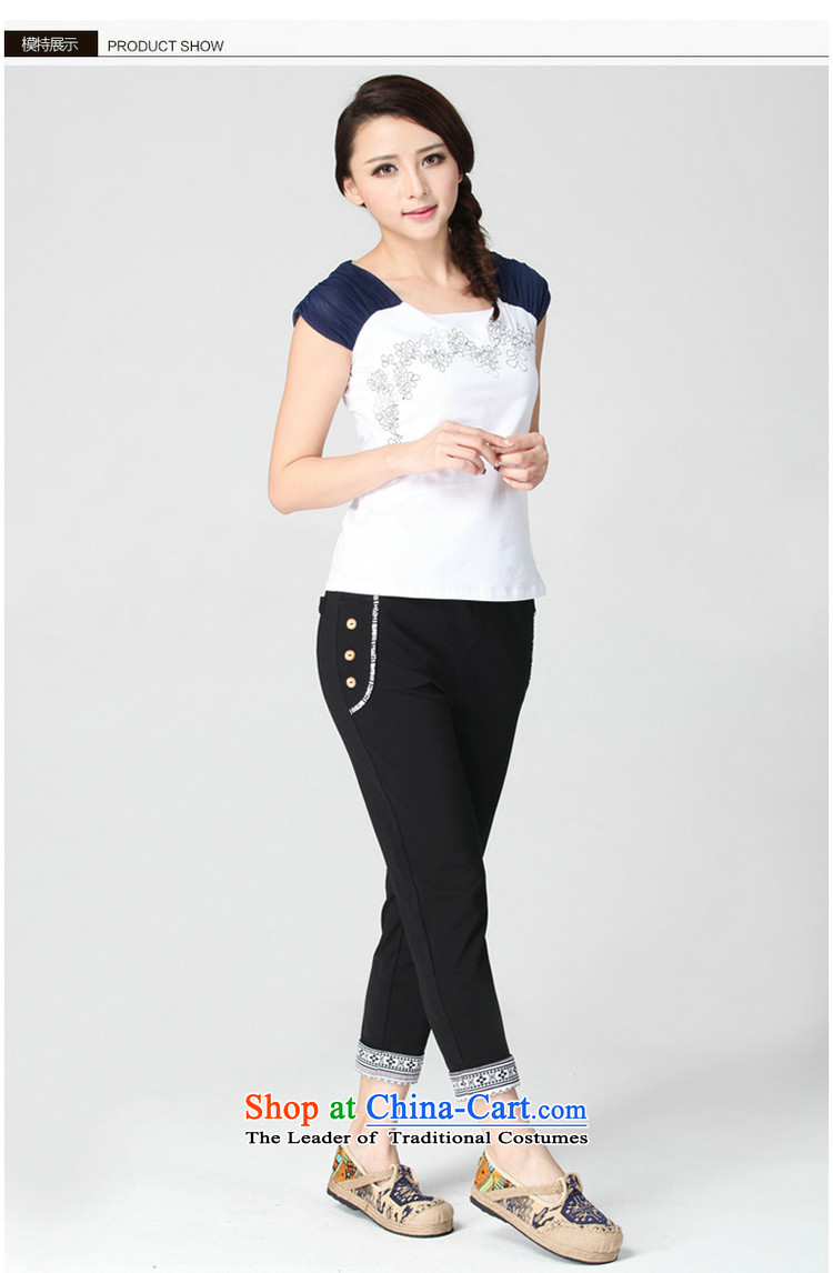 C.o.d. larger women 2015 Spring/Summer new Korean fashion centers of large size MM Stretch trousers video thin wild casual pants 9 blue trousers 6XL picture, prices, brand platters! The elections are supplied in the national character of distribution, so action, buy now enjoy more preferential! As soon as possible.