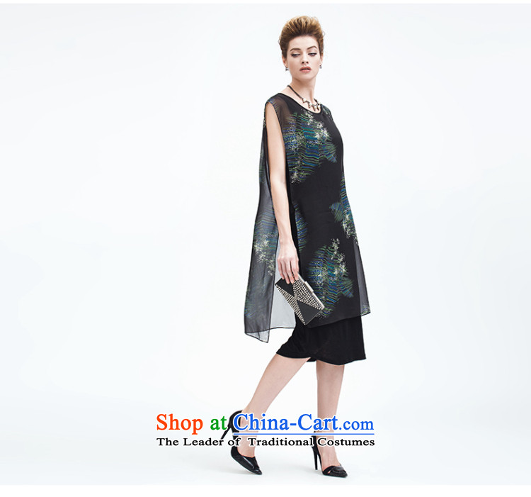 The former Yugoslavia Migdal Code women 2015 Summer new stylish mm thick leave two kits sleeveless dresses 952103194 black 4XL Photo, prices, brand platters! The elections are supplied in the national character of distribution, so action, buy now enjoy more preferential! As soon as possible.