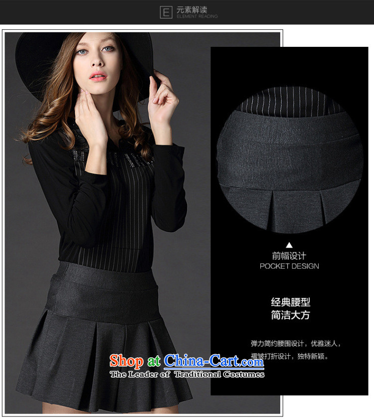 Morning to 2015 autumn and winter large female new Ultra Sleek and hem short skirt large large segment skirt short skirts gliding A field under the black skirt 5XL( recommendations 180-200 catties) Picture, prices, brand platters! The elections are supplied in the national character of distribution, so action, buy now enjoy more preferential! As soon as possible.