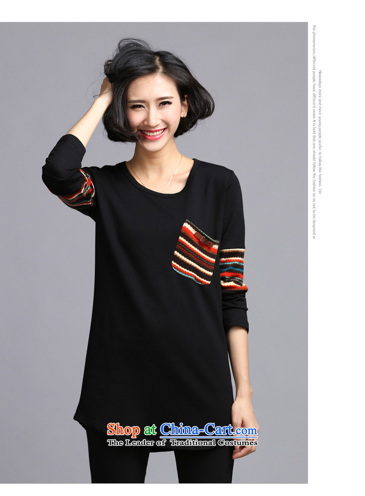 The autumn 2015 new Zz&ff larger women in long long-sleeved T-shirt, forming the Sau San dresses LYQ6119 female picture color pictures, prices, XXXL brand platters! The elections are supplied in the national character of distribution, so action, buy now enjoy more preferential! As soon as possible.
