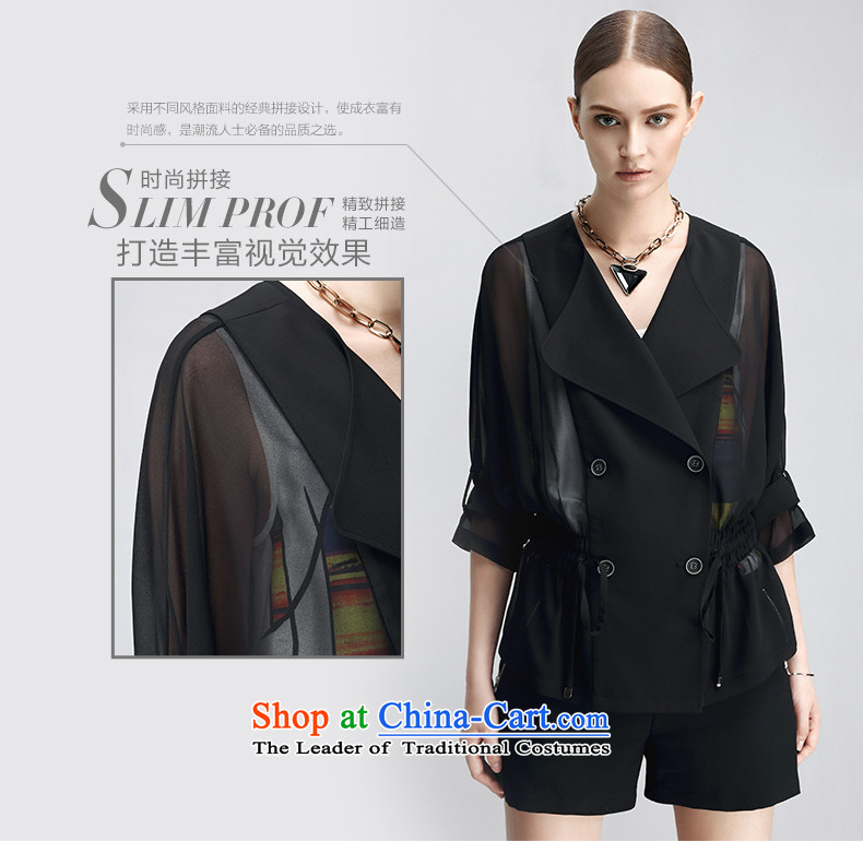 The former Yugoslavia Mak large high-end women 2015 Summer new thick mm ultra 7 to 852044483 cuff jacket  4XL Photo Black, prices, brand platters! The elections are supplied in the national character of distribution, so action, buy now enjoy more preferential! As soon as possible.
