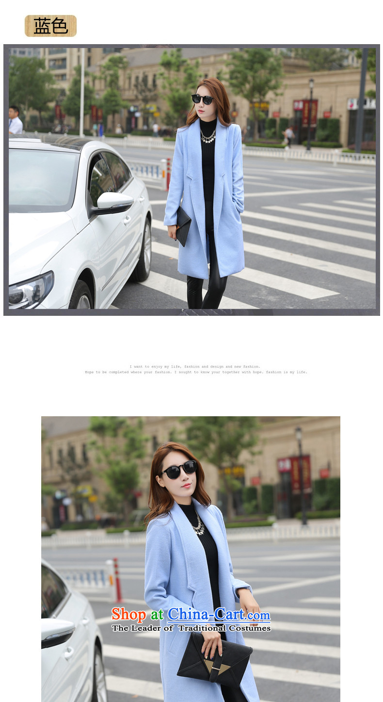 Blue Summer 2015 autumn and winter coats new Korean gross? 
