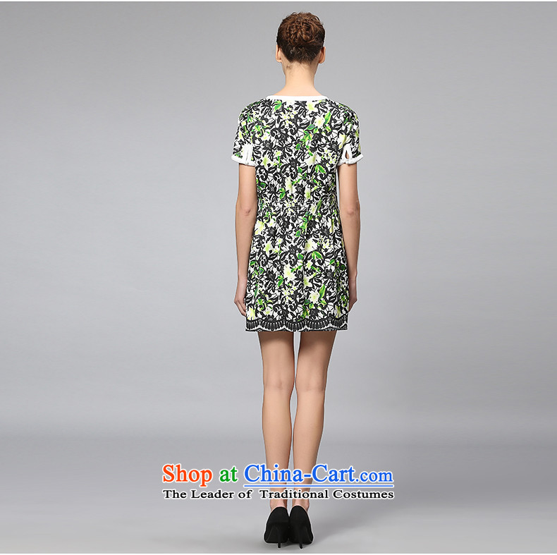 The former Yugoslavia Migdal cooked larger women 2015 Summer New Fat MM round-neck collar Sau San dresses 352103216 FRESH GREEN 3XL picture, prices, brand platters! The elections are supplied in the national character of distribution, so action, buy now enjoy more preferential! As soon as possible.