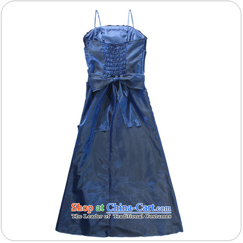 C.o.d. 2015 Summer new stylish look on tall elegant sexy beauty video thin banquet focus blossoms elegant long version of the dress dresses blue XXL, JIRAN Tune , , , shopping on the Internet