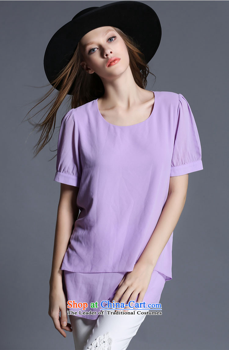 The lymalon2015 Lehmann Summer Western New larger female loose round-neck collar Solid Color Sleek and versatile T-shirt T-shirt 1972 Blue XXL picture, prices, brand platters! The elections are supplied in the national character of distribution, so action, buy now enjoy more preferential! As soon as possible.