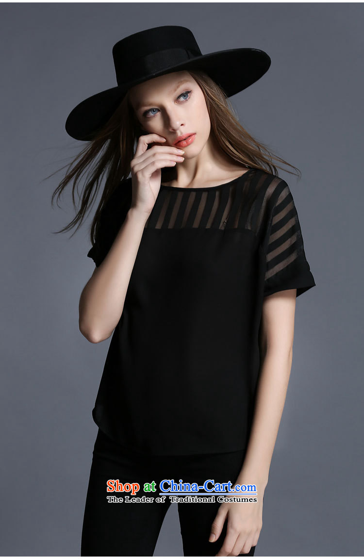 Improving access of 2015 mm thick larger women's summer new round-neck collar short-sleeved T-shirt, black XXXL 1982 picture, prices, brand platters! The elections are supplied in the national character of distribution, so action, buy now enjoy more preferential! As soon as possible.
