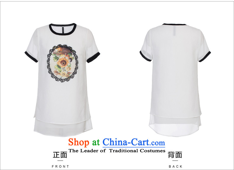 The former Yugoslavia Migdal Code women 2015 Summer new stylish mm thick sunflower stitching T-shirt 952362403 5XL white picture, prices, brand platters! The elections are supplied in the national character of distribution, so action, buy now enjoy more preferential! As soon as possible.