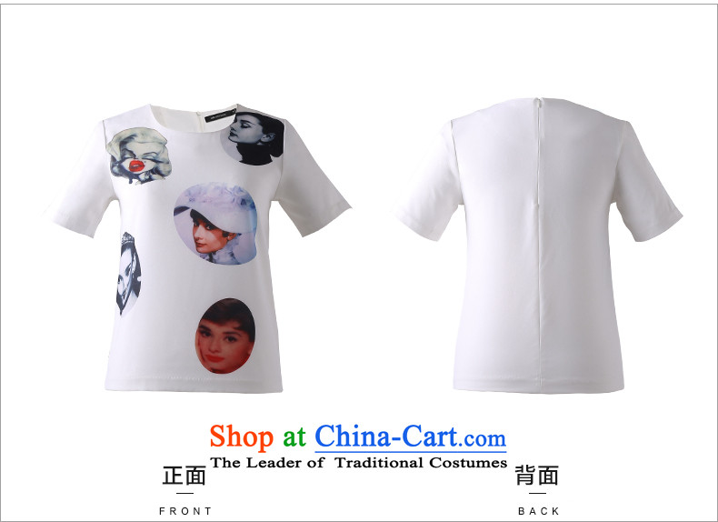The former Yugoslavia Migdal Code women 2015 Summer new stylish mm thick Sheikh Avatar stamp T-shirt 952362400 White XL Photo, prices, brand platters! The elections are supplied in the national character of distribution, so action, buy now enjoy more preferential! As soon as possible.