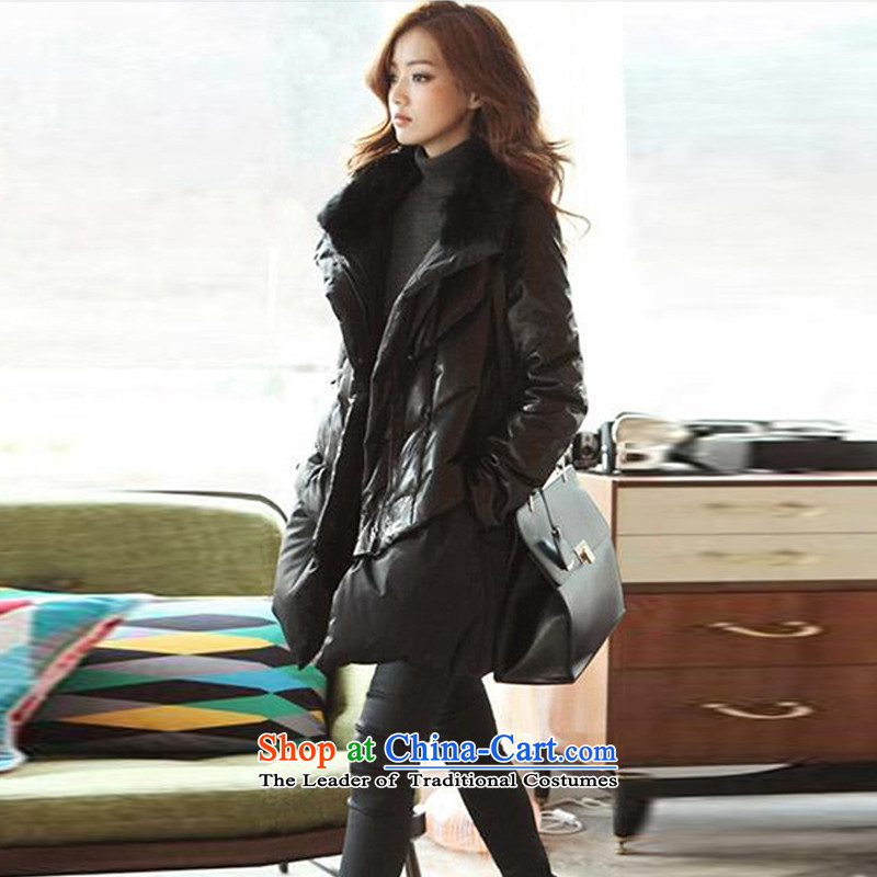 In Pak larger female ãþòâ 2015 winter clothing new expertise to increase Korea MM version thin thick cotton coat warm Black 7127 3XL around 922.747 150 - 160131, Park shopping on the Internet has been pressed.