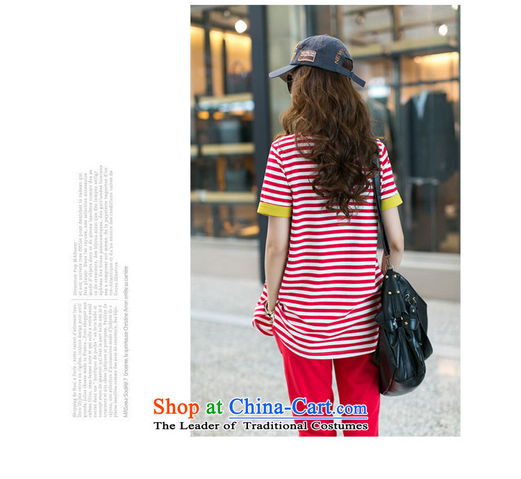 The Korean version of the nga toi 2015 Women's sister loose short-sleeved thick to increase women's sports and leisure code t-shirt Kit  029 red XXL picture, prices, brand platters! The elections are supplied in the national character of distribution, so action, buy now enjoy more preferential! As soon as possible.