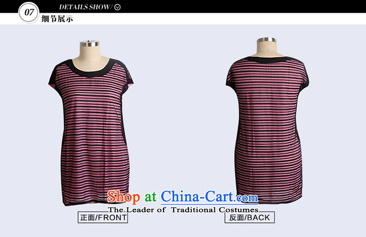 The Director of boutique to increase women's code thick mm Korean summer loose streaks chiffon dresses 2863 rose red large code around 922.747 160 pictures 3XL, prices, brand platters! The elections are supplied in the national character of distribution, so action, buy now enjoy more preferential! As soon as possible.