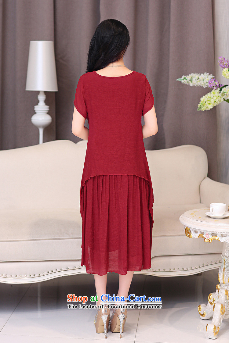 El-ju Yee Nga thick sister summer larger female cotton linen dresses YJ 086 fruit green XL Photo, prices, brand platters! The elections are supplied in the national character of distribution, so action, buy now enjoy more preferential! As soon as possible.