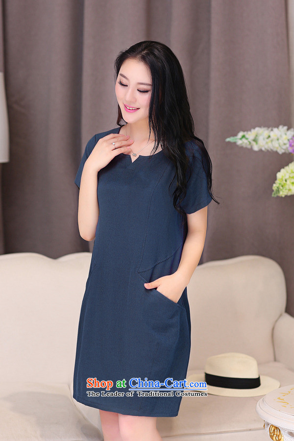 El-ju Yee Nga thick sister summer new larger female cotton linen dresses YJ087 BOURDEAUX XXXL picture, prices, brand platters! The elections are supplied in the national character of distribution, so action, buy now enjoy more preferential! As soon as possible.