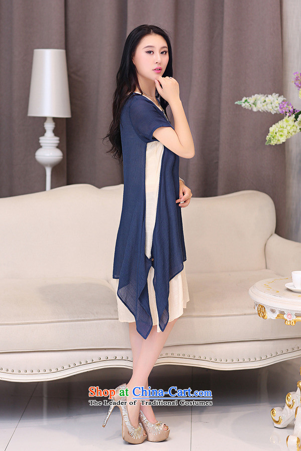 El-ju Yee Nga thick sister summer larger female cotton linen dresses two kits YJ083 XXXL green picture, prices, brand platters! The elections are supplied in the national character of distribution, so action, buy now enjoy more preferential! As soon as possible.