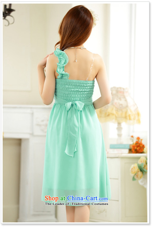 C.o.d. 2015 Summer new stylish atmosphere and sexy marriage quarter sister skirt fungus single shoulder foutune chiffon larger temperament dress dresses champagne color XL Photo, prices, brand platters! The elections are supplied in the national character of distribution, so action, buy now enjoy more preferential! As soon as possible.