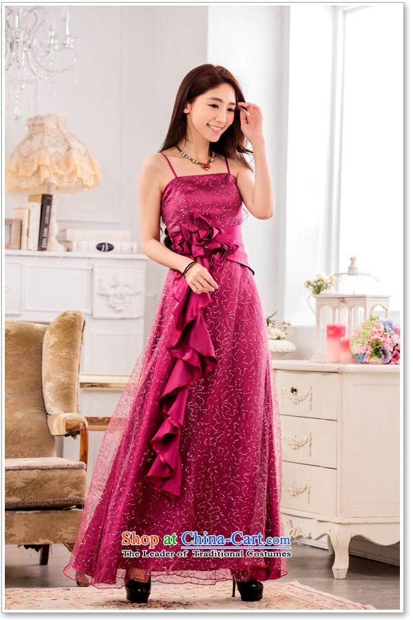 C.o.d. 2015 Summer new stylish casual elegance thick MM THIN super star graphics on-chip evening dress show service long large temperament dress purple XL Photo, prices, brand platters! The elections are supplied in the national character of distribution, so action, buy now enjoy more preferential! As soon as possible.